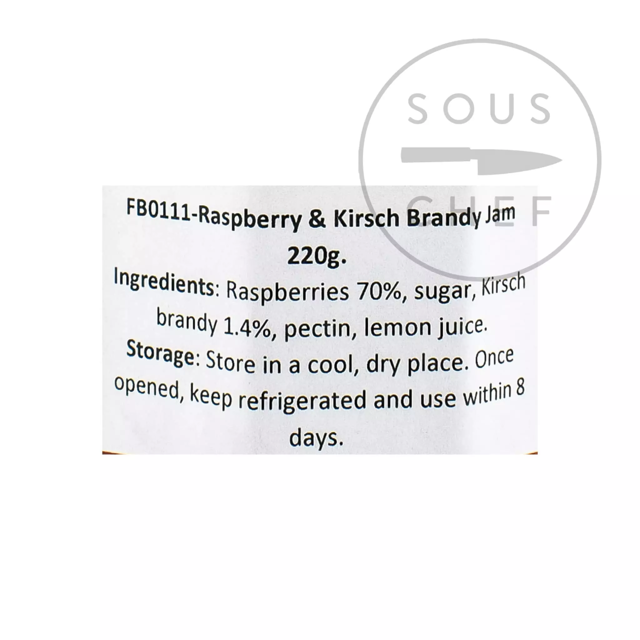 Ingredients Christine Ferber Raspberry From Alsace And Kirsch Brandy Jam 220g 4 Ingredients Christine Ferber Raspberry From Alsace And Kirsch Brandy Jam 220g