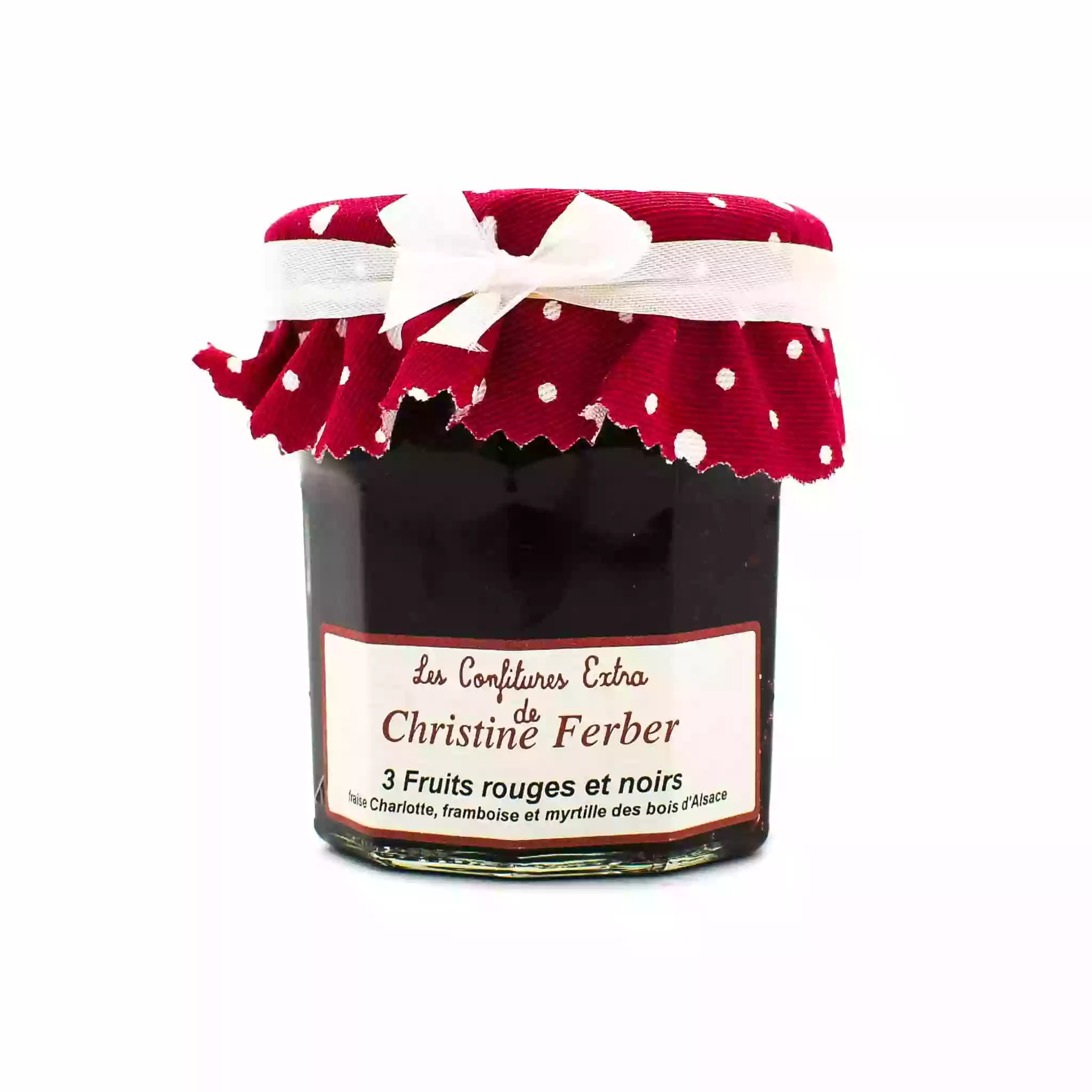 Ingredients Christine Ferber Charlotte Strawberry, Raspberry & Alsace Blueberry Jam 220g 3 Ingredients Christine Ferber Charlotte Strawberry, Raspberry & Alsace Blueberry Jam 220g