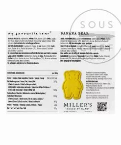 Artisan Biscuits Ingredients My Favourite Bear Banana Biscuits 100g