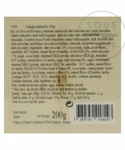 Ingredients Francois Doucet Gift Selection 200g