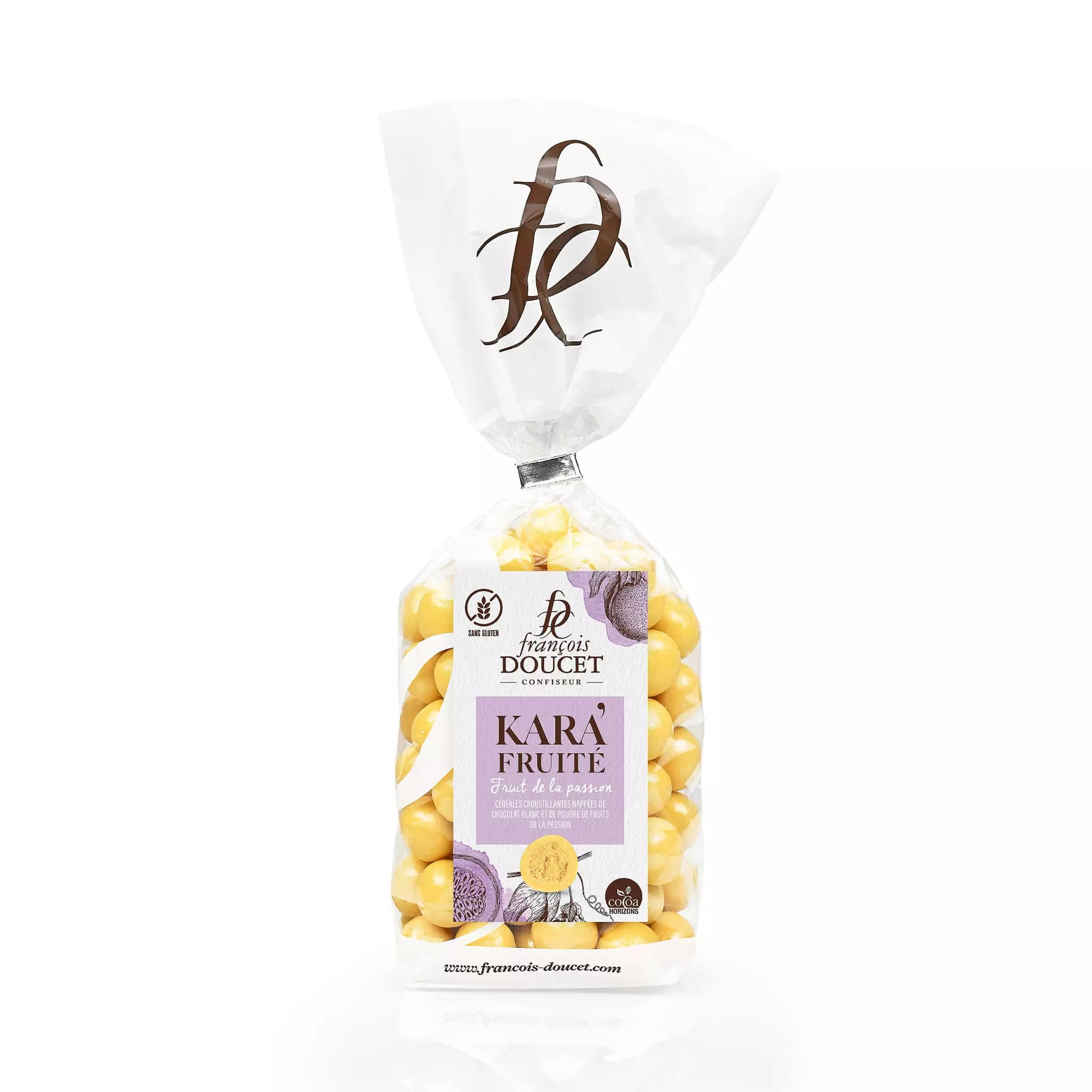 Francois Doucet White Choc Passion Fruit Crunch 200g 4 Francois Doucet White Choc Passion Fruit Crunch 200g