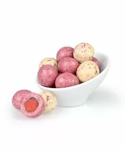 Sous Chef Francois Doucet White Choc & Strawberry Jelly Spheres 140g Ingredients