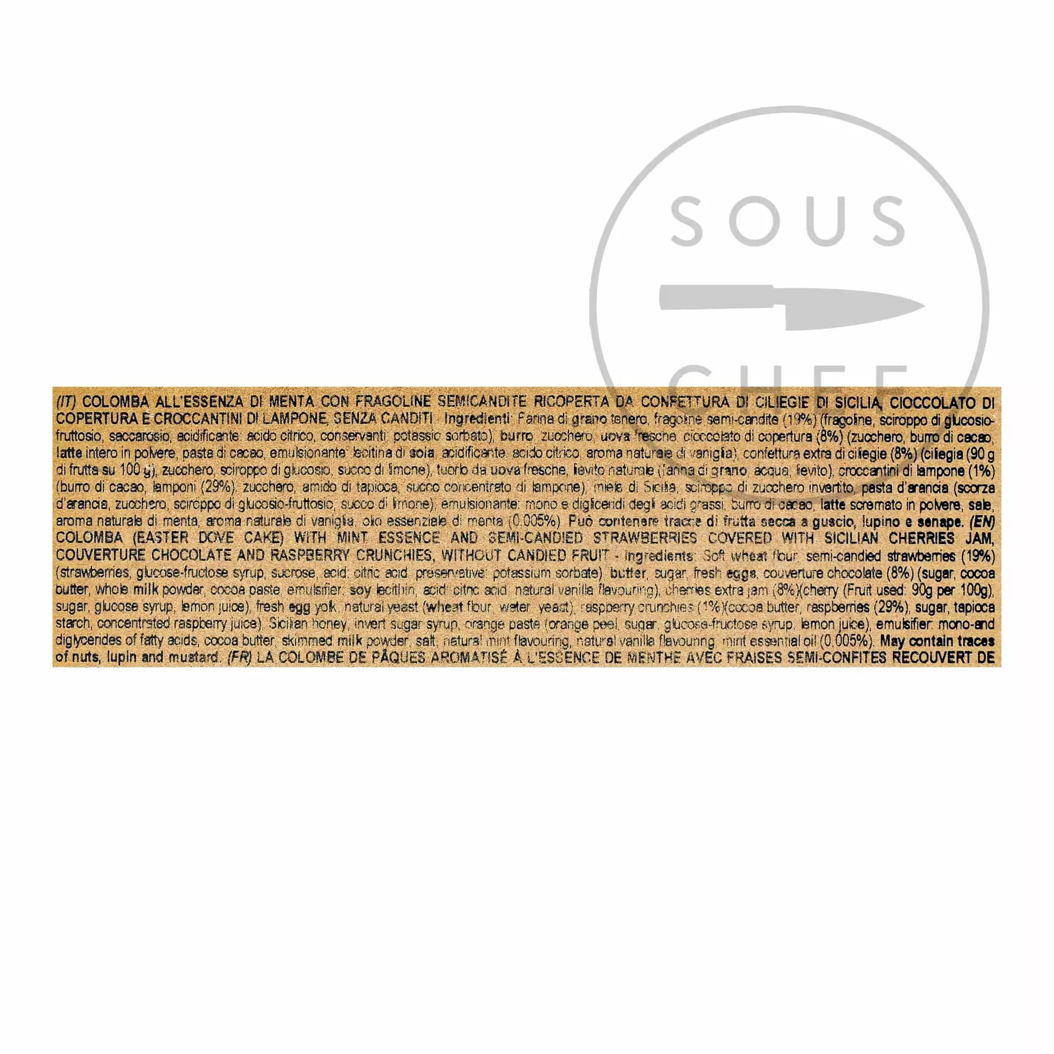 Fiasconaro Strawberry, Mint & Chocolate Colomba Gift Box 1kg 4 Fiasconaro Strawberry, Mint & Chocolate Colomba Gift Box 1kg