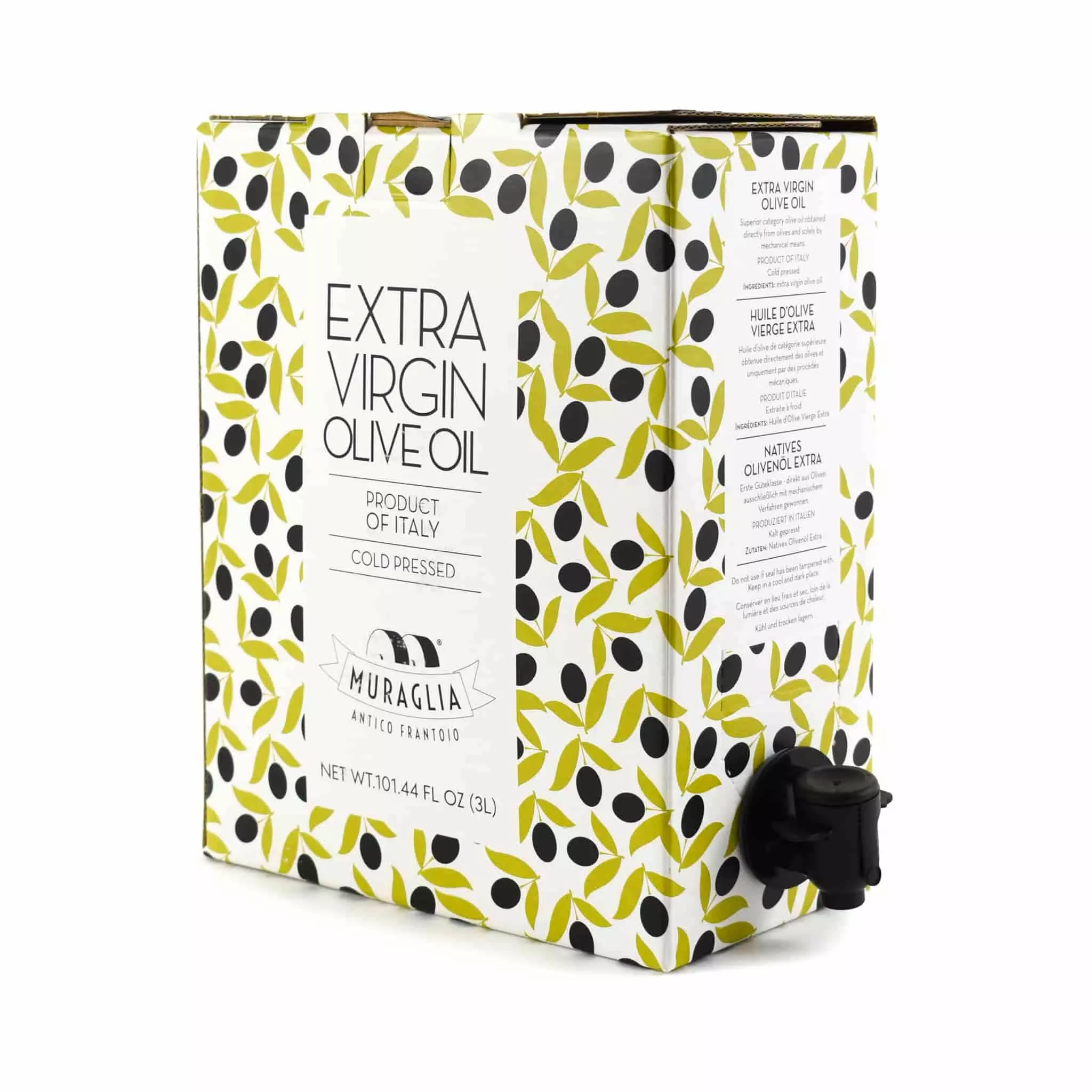 Frantoio Muraglia Intense Fruity Olive Oil 3L Ingredients 5 Frantoio Muraglia Intense Fruity Olive Oil 3L Ingredients