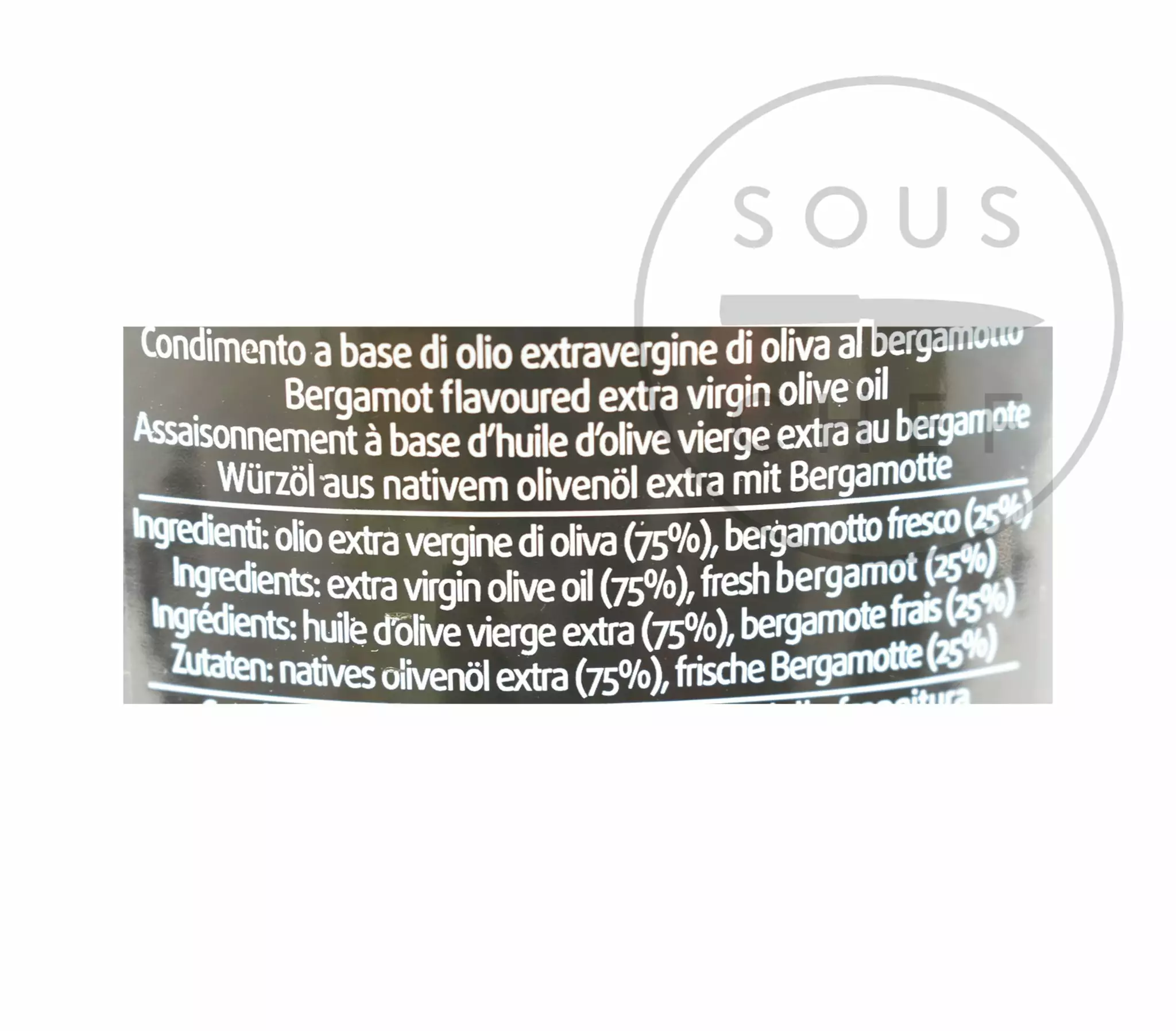 Frantoio Muraglia Aromatic Bergamot Extra Virgin Olive Oil 200ml Ingredients 5 Frantoio Muraglia Aromatic Bergamot Extra Virgin Olive Oil 200ml Ingredients