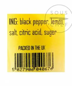 Ingredients Greenfields Lemon Pepper 8 Ingredients Greenfields Lemon Pepper