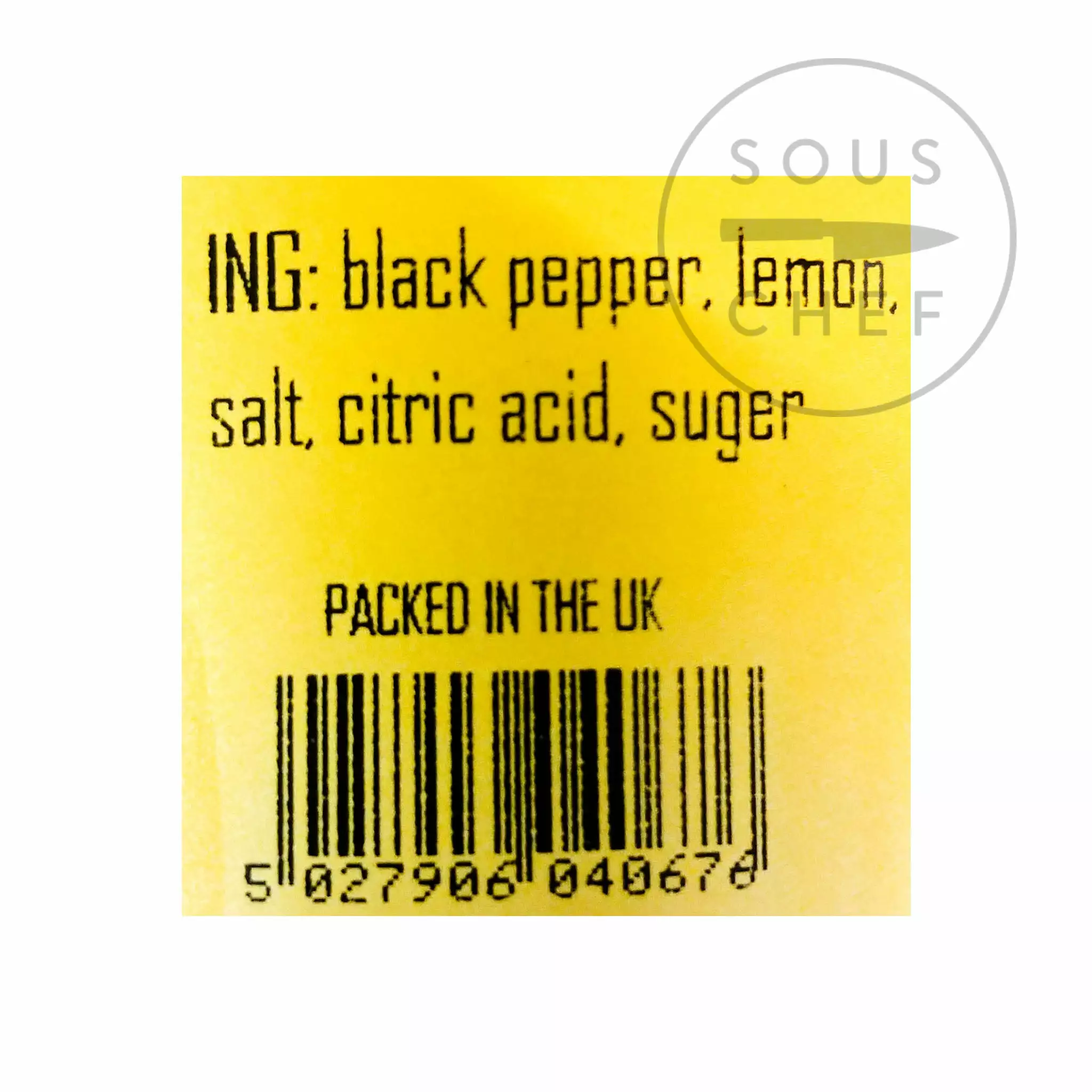 Ingredients Greenfields Lemon Pepper 5 Ingredients Greenfields Lemon Pepper