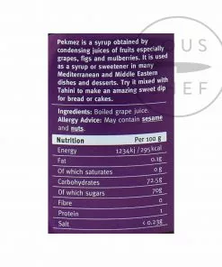 Ebru Ingredients Pekmez Grape Molasses - Boiled Grape Juice 400g