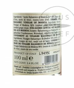 Ingredients Giuseppe Giusti Balsamic Vinegar Historical Collection In Wooden Casket