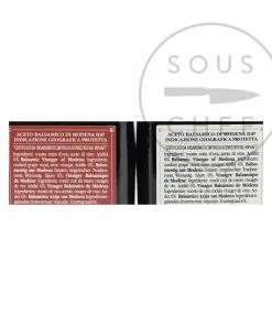Ingredients Giuseppe Giusti Duetto Balsamic Vinegar Wooden Gift Box