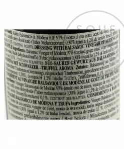 Ingredients Giuseppe Giusti Infused Balsamic Vinegar Collection - Truffle, Fig & Raspberry 9 Ingredients Giuseppe Giusti Infused Balsamic Vinegar Collection - Truffle, Fig & Raspberry