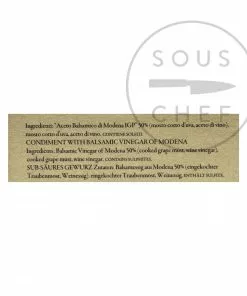 Giuseppe Giusti Single Wood Aged Balsamic Vinegar Collection Ingredients