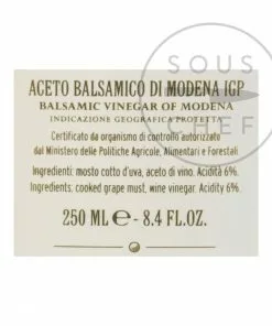 Giuseppe Giusti 2 Gold Medal Balsamic Vinegar 8 Year Aged 250ml