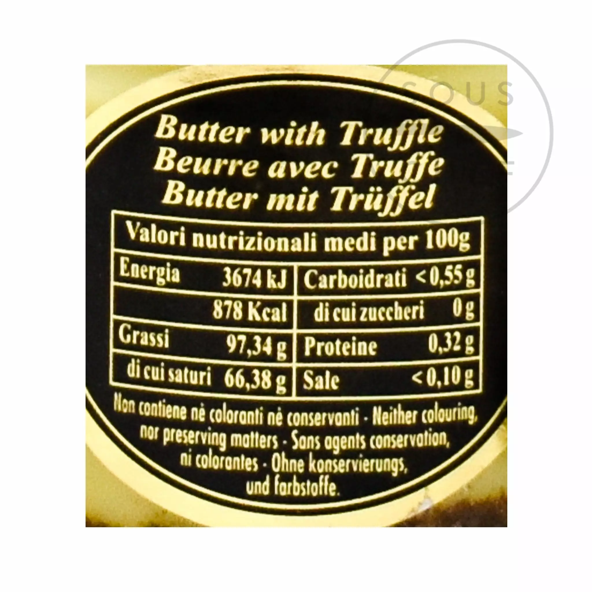 Marini Azzolini Truffle Butter 80g Ingredients 5 Marini Azzolini Truffle Butter 80g Ingredients