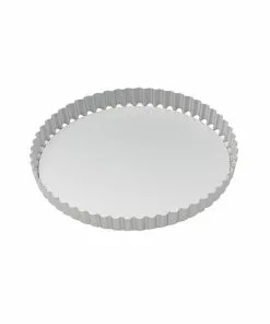 Samuel Groves Cookware Mermaid Silver Anodised Fluted Flan