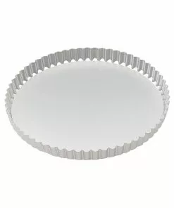 Samuel Groves Cookware Mermaid Silver Anodised Fluted Flan