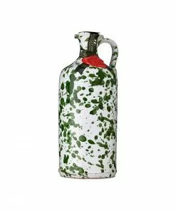 Galantino Ingredients Puglian Extra Virgin Olive Oil In Green Splatter Ceramic Bottle 500ml