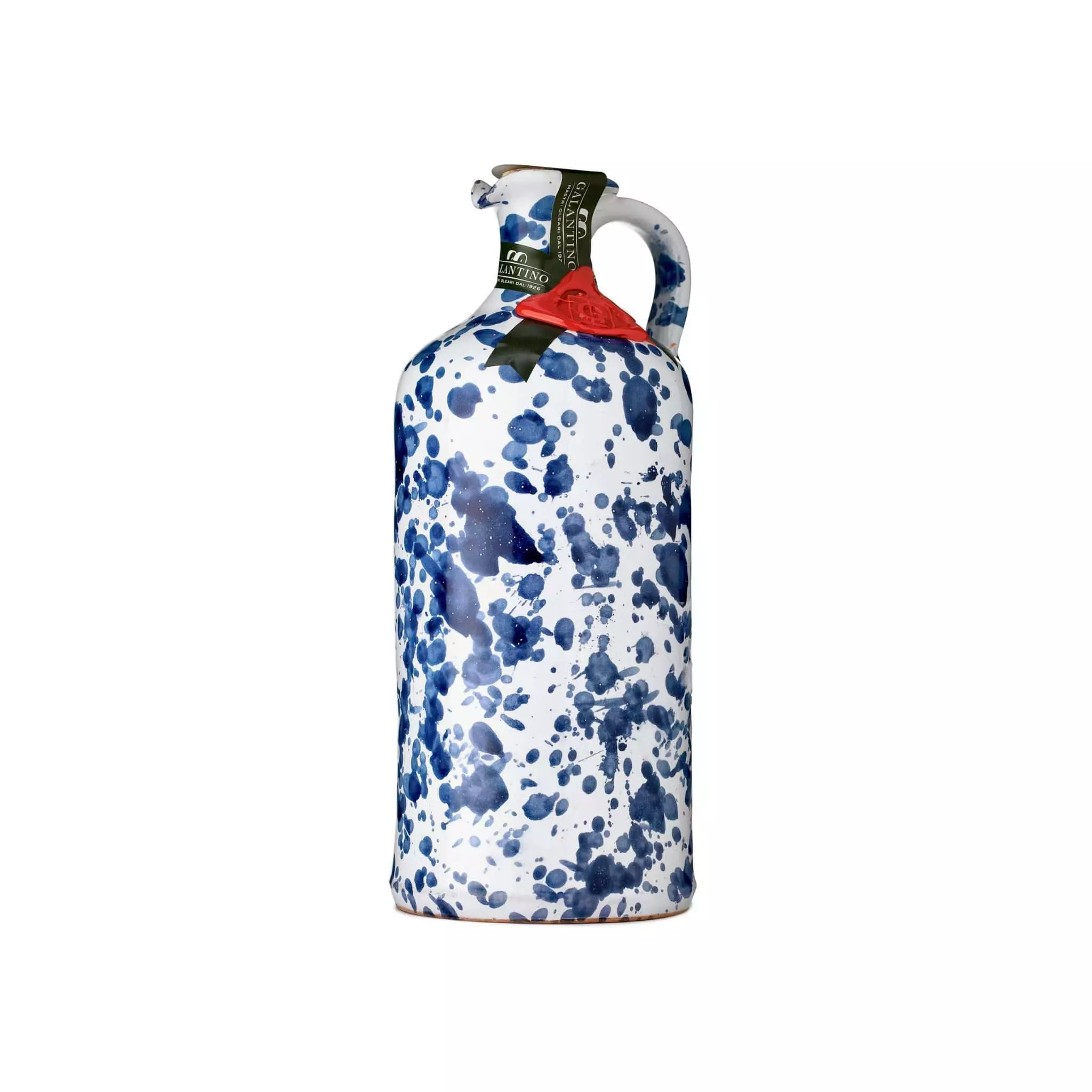 Galantino Puglian Extra Virgin Olive Oil In Blue Splatter Ceramic Bottle 500ml Ingredients 3 Galantino Puglian Extra Virgin Olive Oil In Blue Splatter Ceramic Bottle 500ml Ingredients
