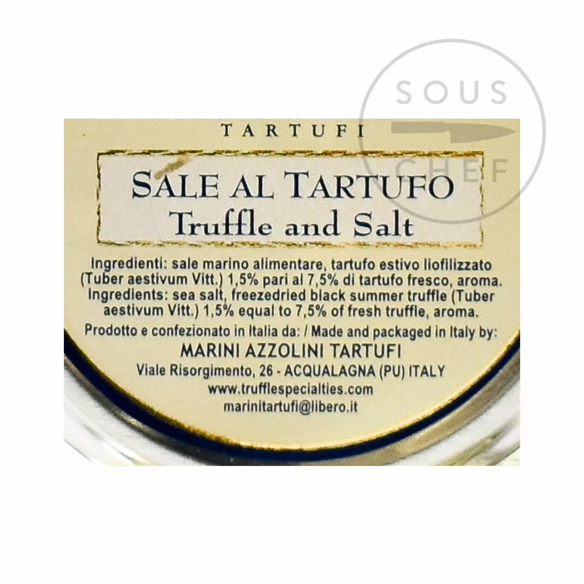 Marini Azzolini Truffle Salt 100g 5 Marini Azzolini Truffle Salt 100g
