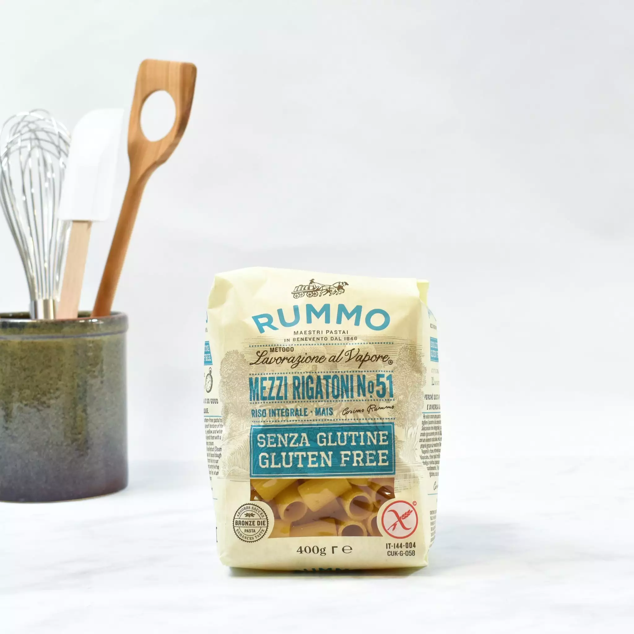 Ingredients Rummo Gluten Free Mezzi Rigatoni 400g 5 Ingredients Rummo Gluten Free Mezzi Rigatoni 400g