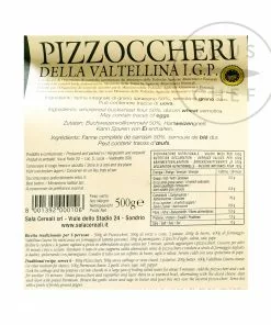 Sala Pizzoccheri Valtellinesi 500g