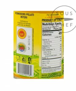 Rega DOP San Marzano Tomatoes Ingredients