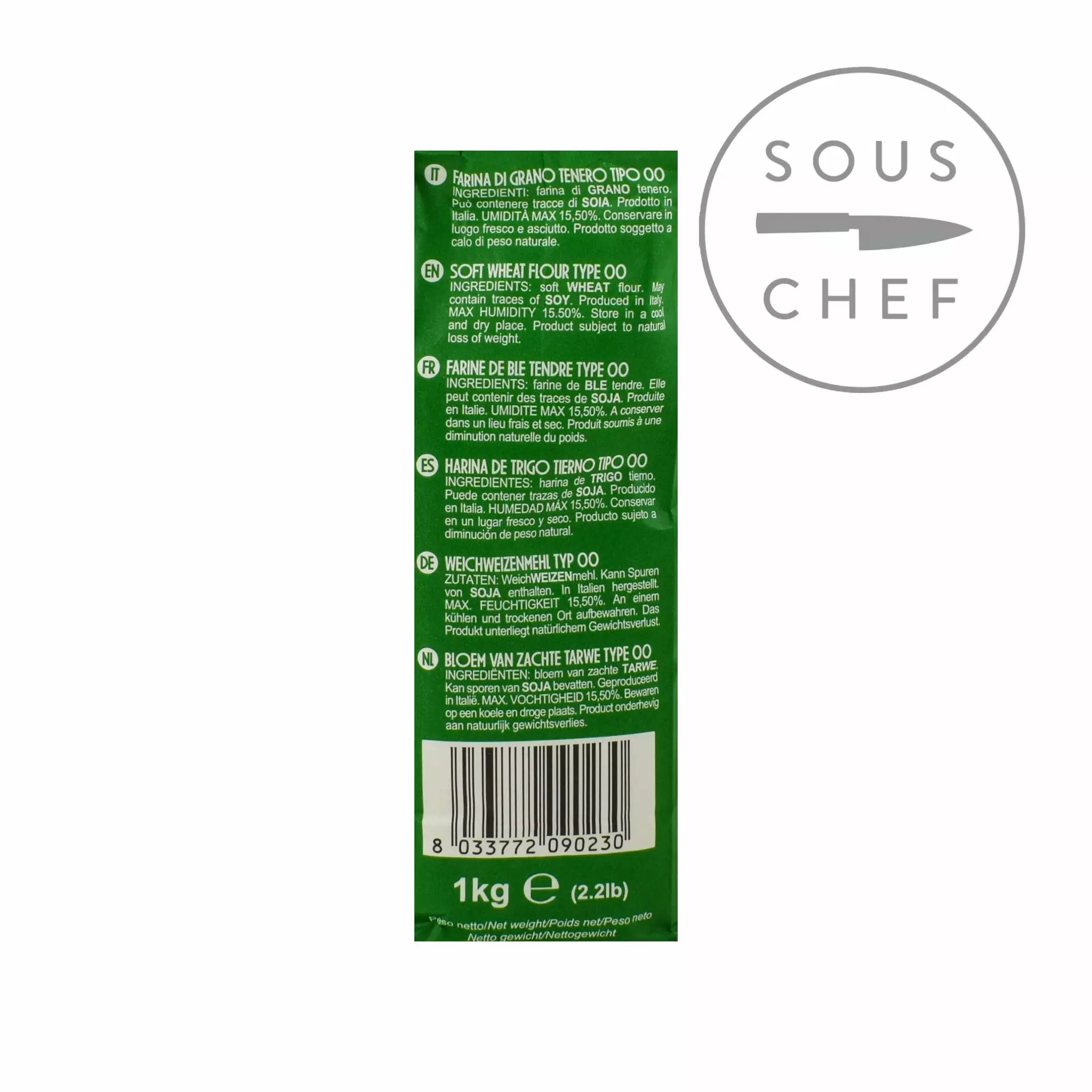 Dalla Giovanna 00 Pizza Flour 1kg 4 Dalla Giovanna 00 Pizza Flour 1kg