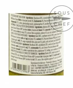 Rummo Basil Pesto 190g Ingredients 6 Rummo Basil Pesto 190g Ingredients