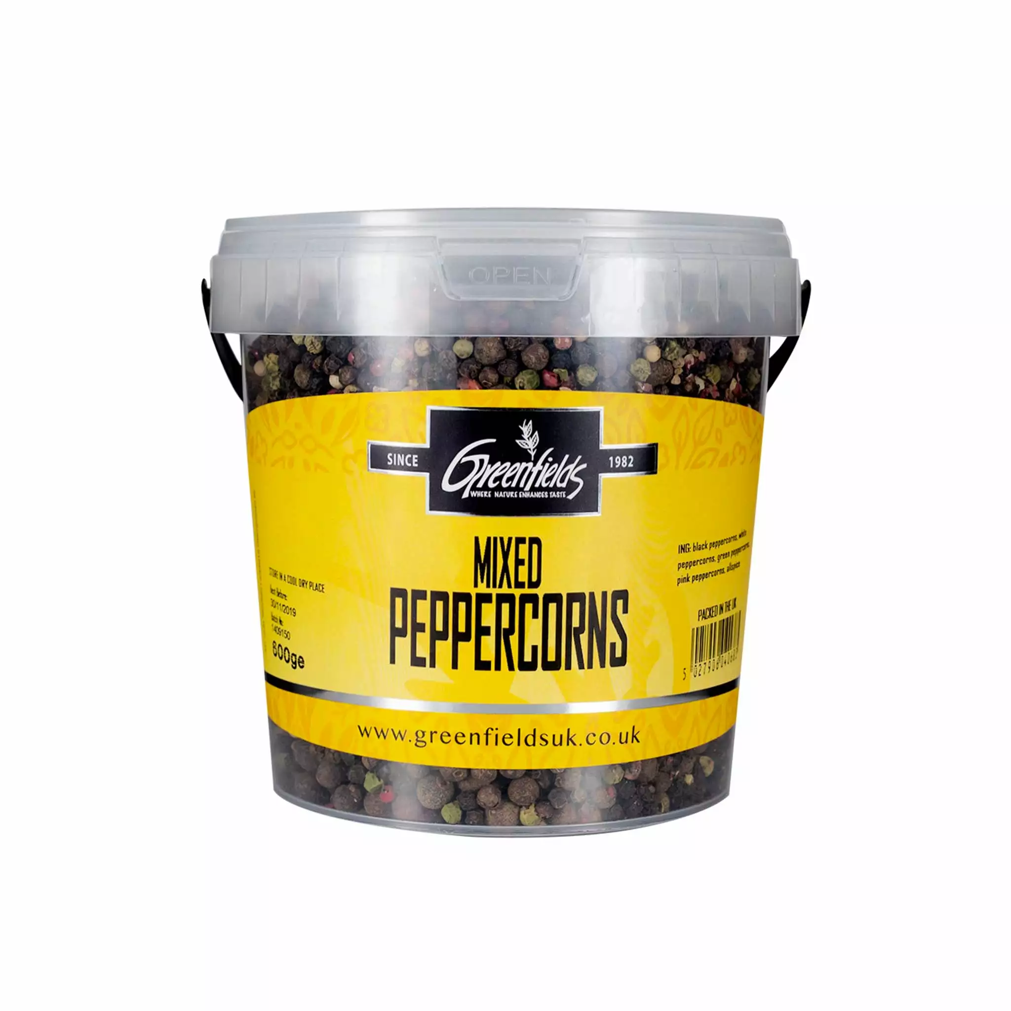 Ingredients Greenfields Five Mixed Peppercorns 4 Ingredients Greenfields Five Mixed Peppercorns