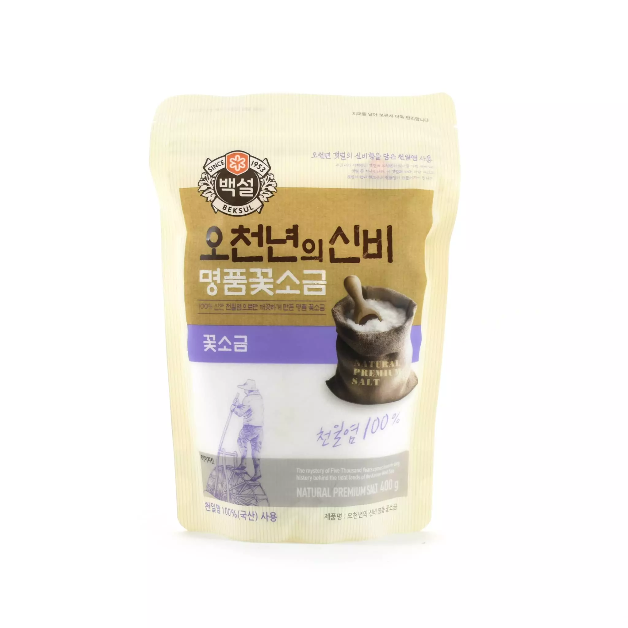 Beksul Korean Solar Sea Salt Flakes 400g Ingredients 3 Beksul Korean Solar Sea Salt Flakes 400g Ingredients