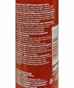 Flying Goose Sriracha - Lemongrass 455ml 9 Flying Goose Sriracha - Lemongrass 455ml