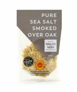Halen M么n Oak Smoked Sea Salt 100g
