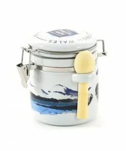 Halen Môn Pure Sea Salt In Watercolour Ceramic Jar 100g