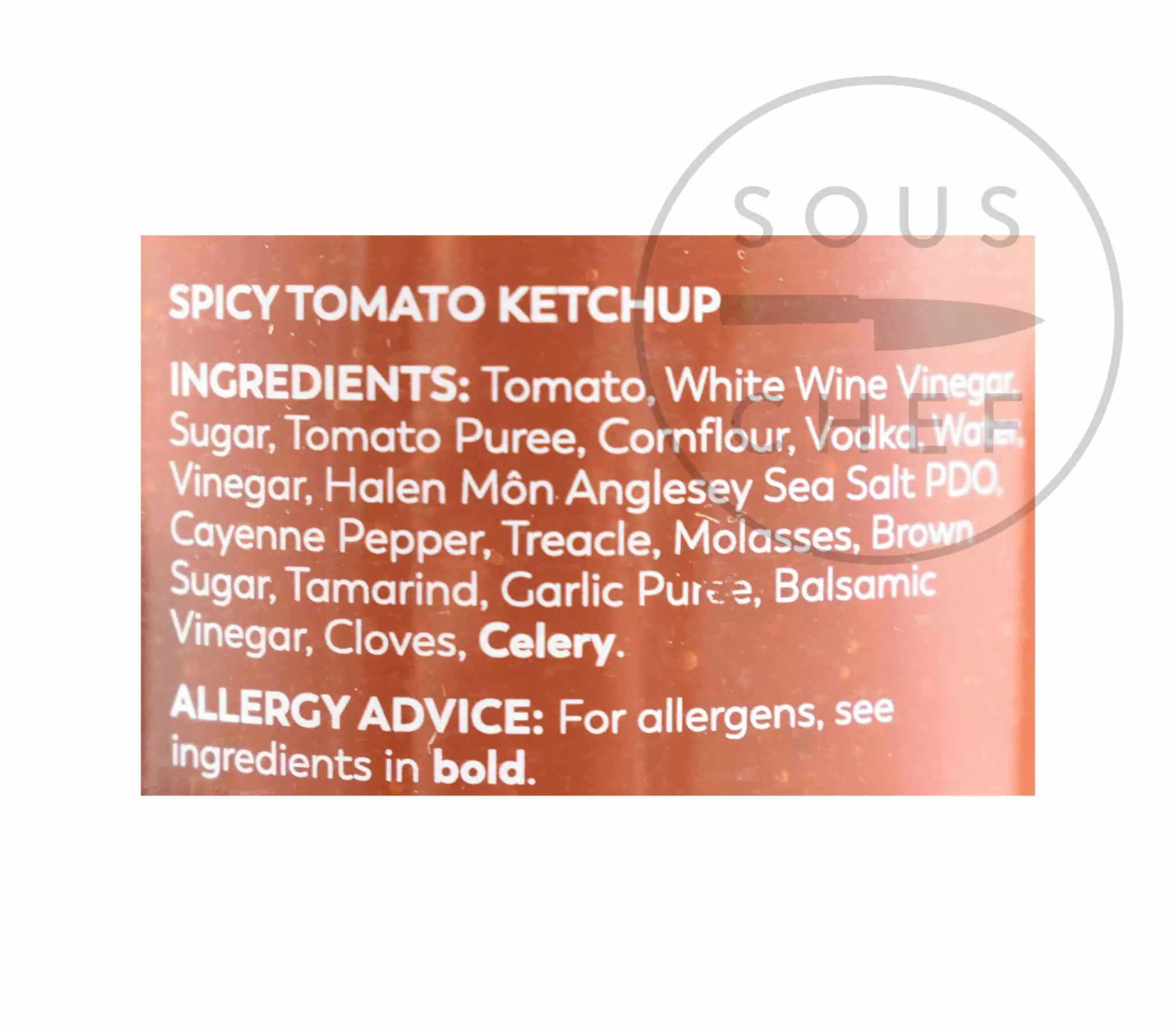 Halen Môn Bloody Mary Ketchup 250g Ingredients 4 Halen Môn Bloody Mary Ketchup 250g Ingredients