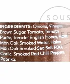 Halen Môn Smoky Barbecue Ketchup 250g Ingredients