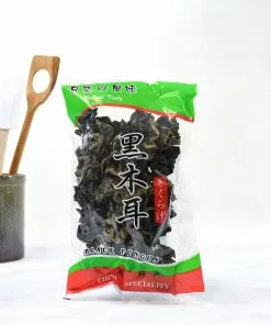 Chinese Ingredients Black Fungus - Cloud Ear 100g Ingredients