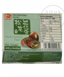 Shen Dan Ingredients Century Eggs - 6 Duck Eggs 13 Shen Dan Ingredients Century Eggs - 6 Duck Eggs