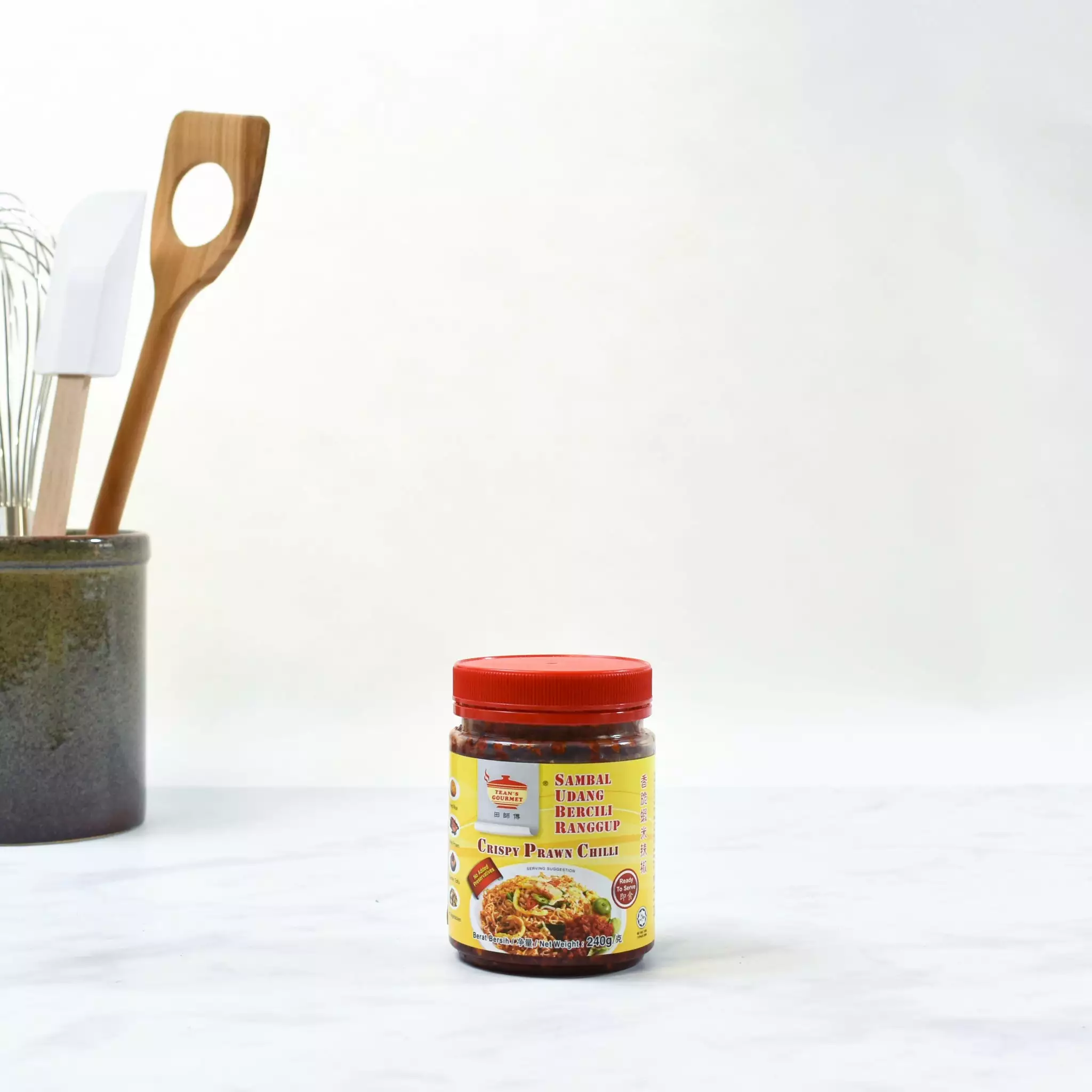 Tean's Gourmet Crispy Prawn Chilli Sambal 240g Ingredients 4 Tean's Gourmet Crispy Prawn Chilli Sambal 240g Ingredients