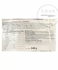 San Sichuan Dan Dan Noodle Sauce 240g