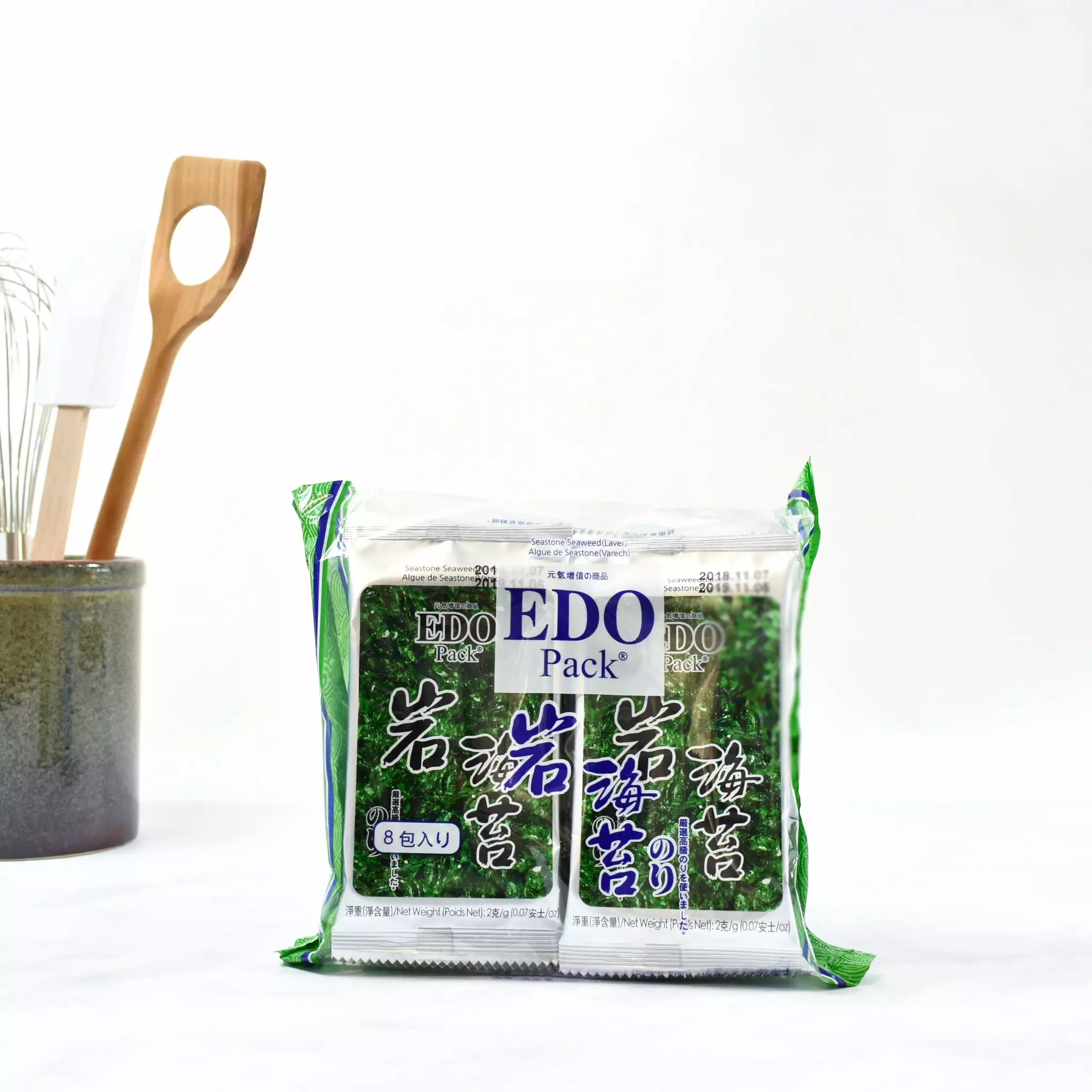EDO Seaweed & Squid Ink Seasoned Seaweed Snack Pack 20g 5 EDO Seaweed & Squid Ink Seasoned Seaweed Snack Pack 20g