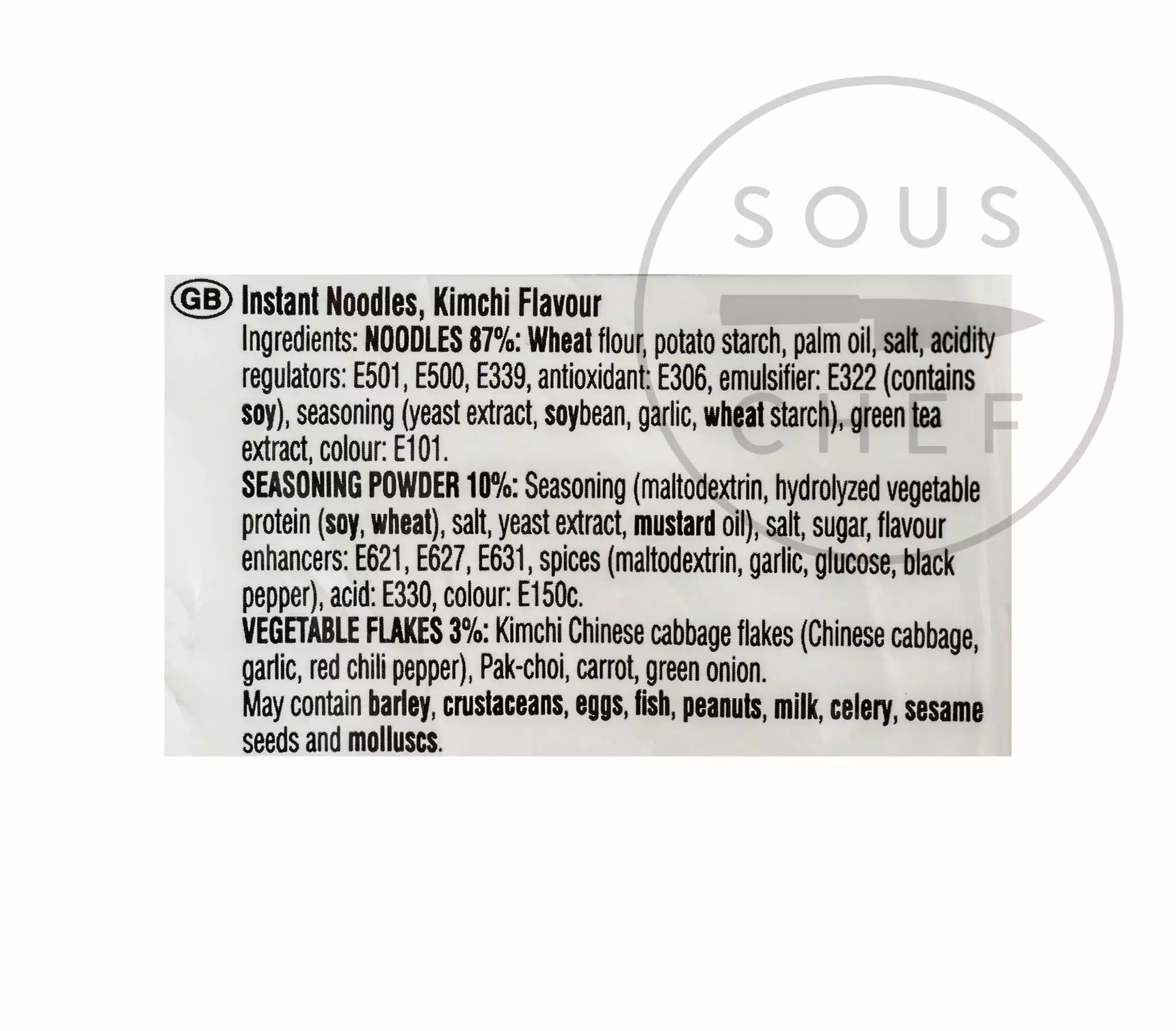 Ingredients Nongshim Kimchi Ramyun Noodles X 20 Packs 5 Ingredients Nongshim Kimchi Ramyun Noodles X 20 Packs