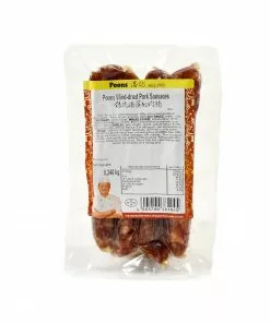 OK Poon's Chinese Wind-Dried Pork Sausage 240g Ingredients