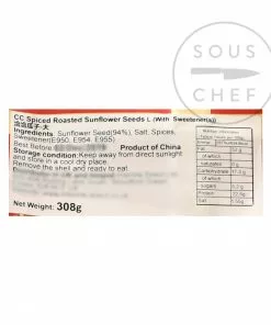 CC Roasted Sunflower Seeds 308g Ingredients
