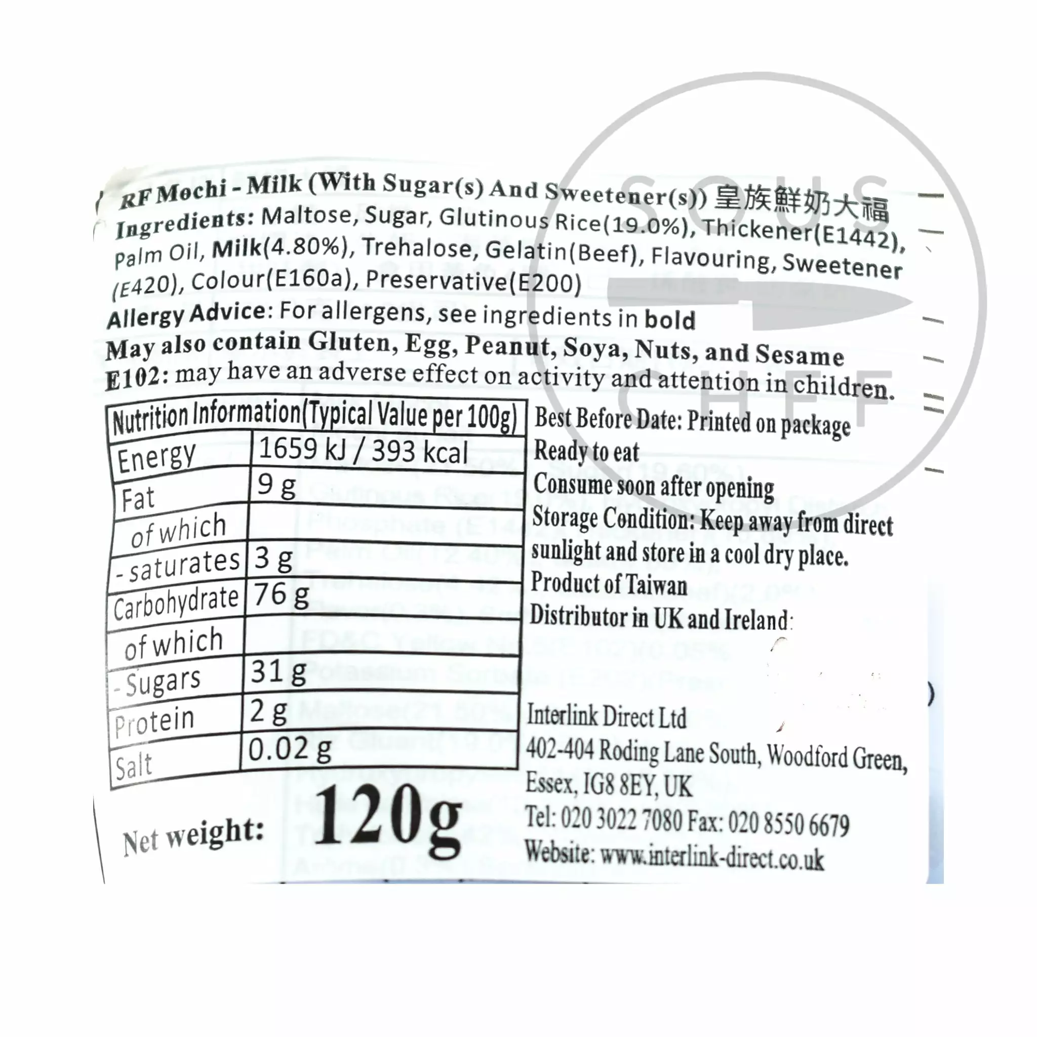 Royal Family Milk Mochi 120g 4 Royal Family Milk Mochi 120g