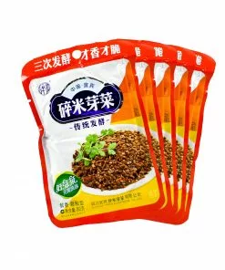 Sichuan Famous Brand Ingredients Ya Cai - Sichuan Preserved Mustard Greens 5 X 80g