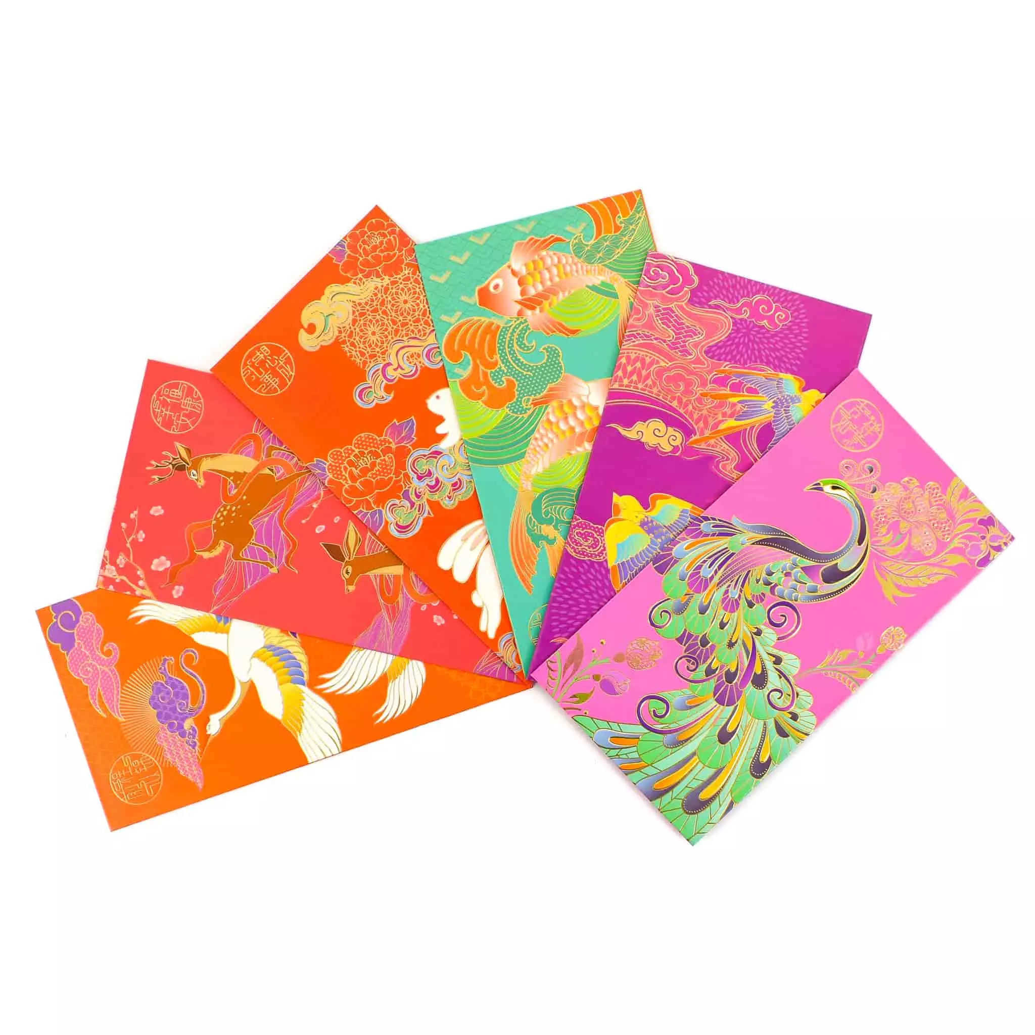 Chinese Tableware Tableware Chinese New Year Colourful Envelopes - 6 Pack 3 Chinese Tableware Tableware Chinese New Year Colourful Envelopes - 6 Pack