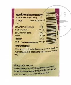 Suma Foods Chia Seeds 250g 7 Suma Foods Chia Seeds 250g