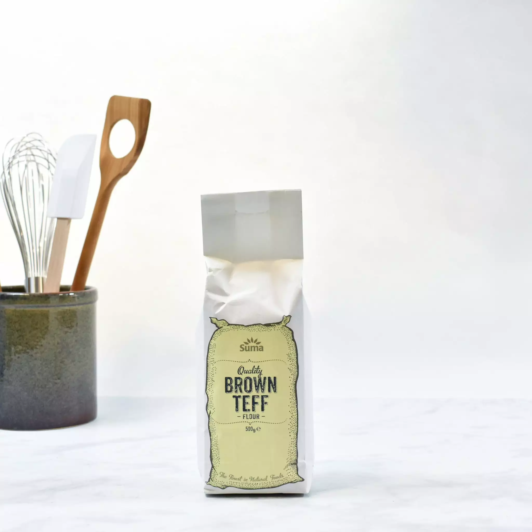 Suma Wholegrain Brown Teff Flour 500g 5 Suma Wholegrain Brown Teff Flour 500g