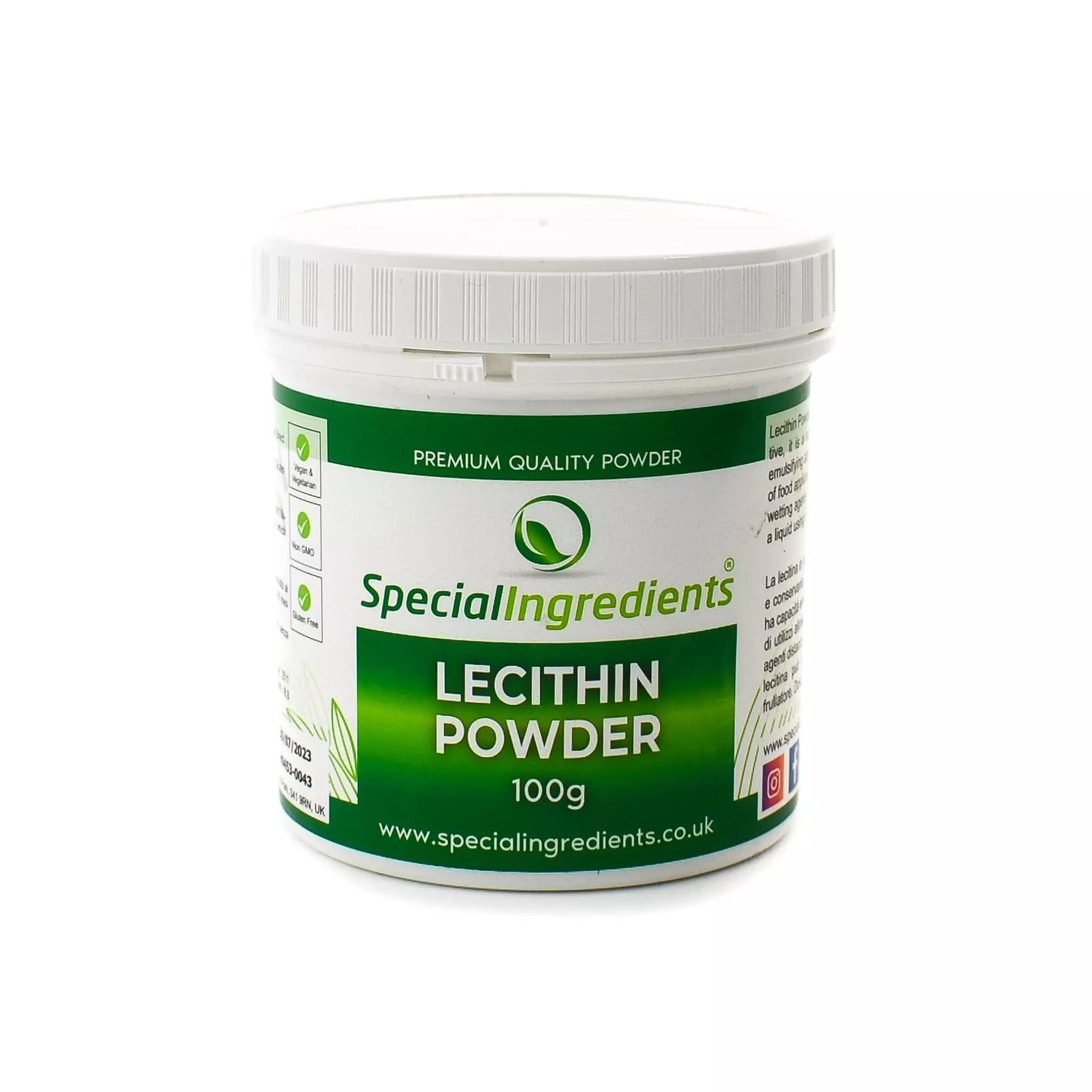 Special Ingredients Soya Lecithin 100g 3 Special Ingredients Soya Lecithin 100g