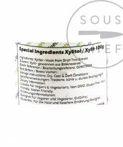 Special Ingredients Ingredients Xylitol 100g